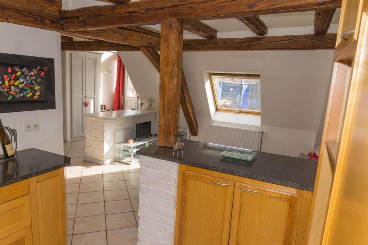 Charmant Appartement Alsacien リボーヴィレ エクステリア 写真